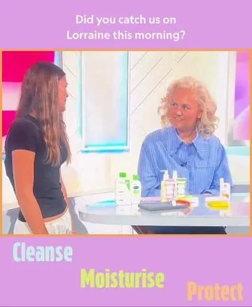 aaronchatterley Instagram post about Teen skincare education