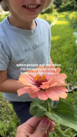 amberlilyestrom Instagram post about Right sized business model