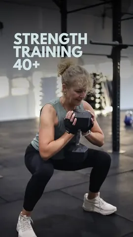andfit Instagram post about Strength training after 40