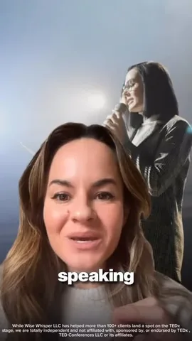 ashleystahl Instagram post about Speaking niches