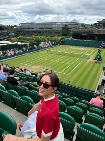 beccamariawatson Instagram post about Wimbledon event