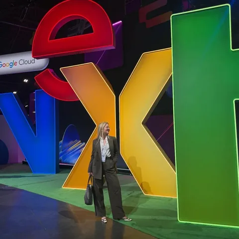 biancarangecroft Instagram post about Google Next event