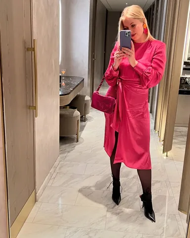 biancarangecroft Instagram post about Colorful outfit styling