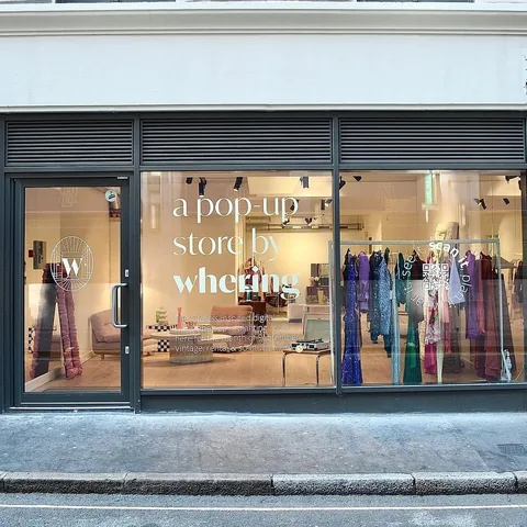 biancarangecroft Instagram post about Secondhand fashion pop up