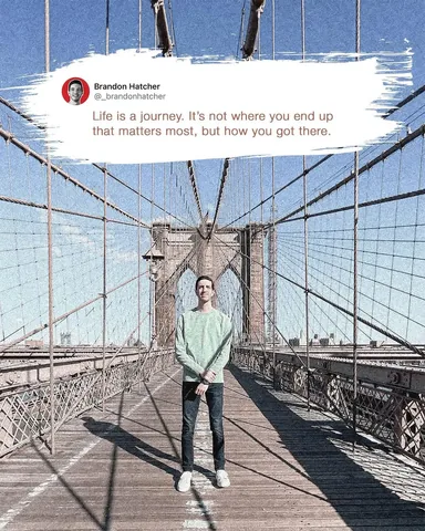 _brandonhatcher Instagram post about Career journey