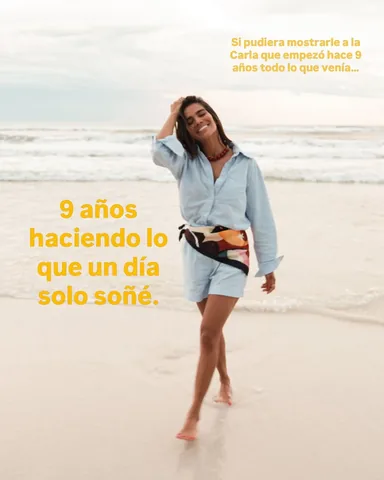 carlanunez_ Instagram post about Trayectoria personal