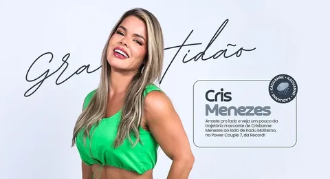 cristianneoficial Instagram post about Encerramento de reality show