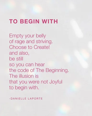 daniellelaporte Instagram post about Personal expression