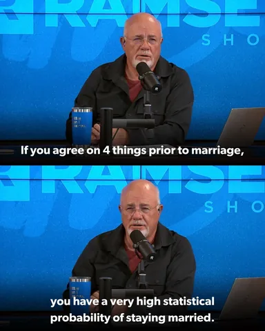 daveramsey Instagram post about Marriage compatibility