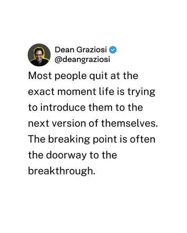 deangraziosi Instagram post about Success habits