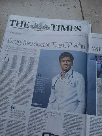 drchatterjee Instagram post about Lifestyle medicine