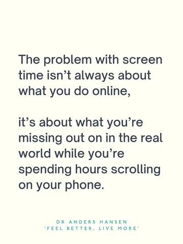 drchatterjee Instagram post about Screen time and mental health