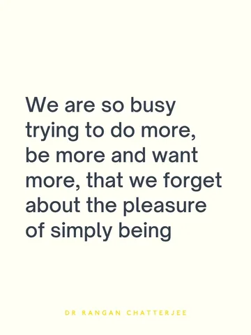 drchatterjee Instagram post about Mindfulness