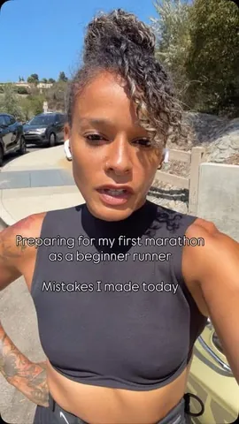 fitgurlmel Instagram post about Beginner marathon preparation