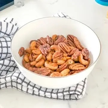 fitnessontoast Instagram post about Salt and vinegar truffle nuts recipe