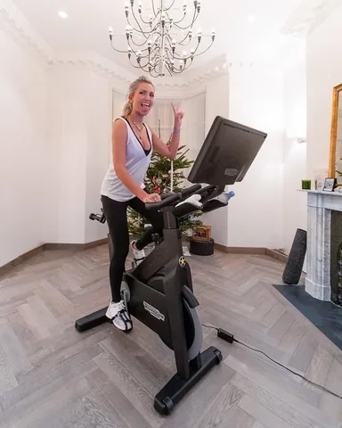 fitnessontoast Instagram post about Indoor cycling equipment
