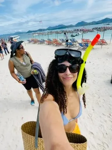 francheskafit Instagram post about Peru fitness retreat