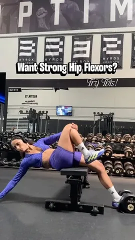 francheskafit Instagram post about Hip flexor mobility