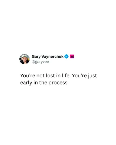 garyvee Instagram post about Inspirational quotes