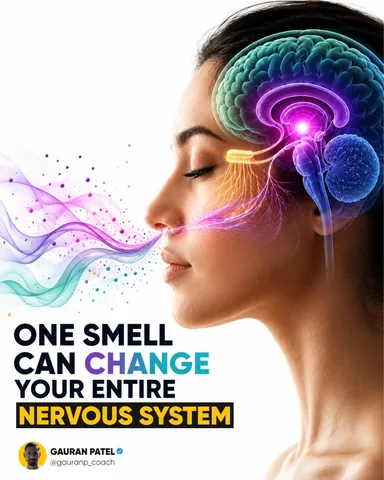 gauranp_coach Instagram post about Smell and the brain