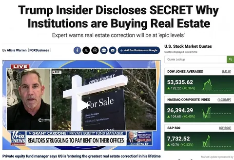 grantcardone Instagram post about Real estate investing
