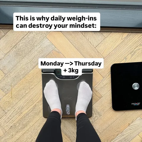 holisticnics Instagram post about Progress beyond weight