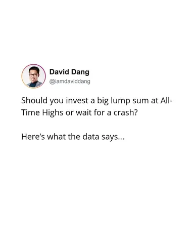 iamdaviddang Instagram post about Investment strategies