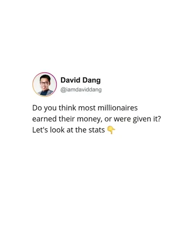 iamdaviddang Instagram post about Wealth building