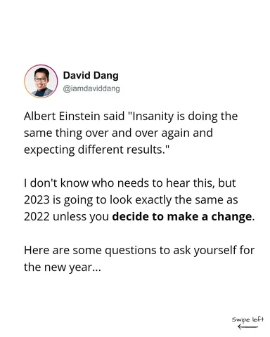 iamdaviddang Instagram post about Intentional living