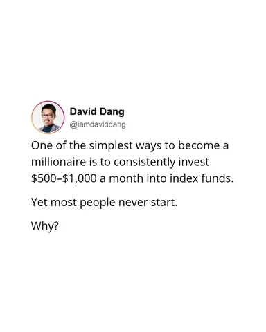 iamdaviddang Instagram post about Long term investing
