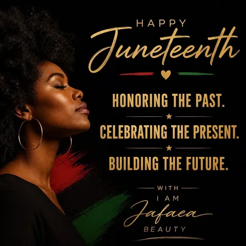 iamjafaea Instagram post about Juneteenth reflection