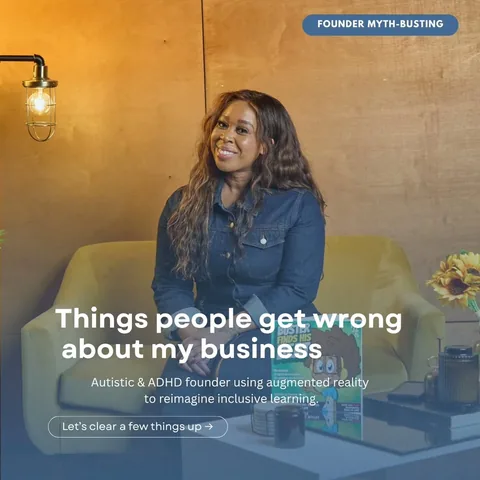 just_like_me_stories Instagram post about Founder identity