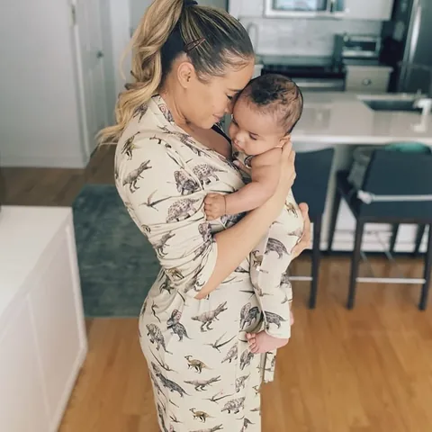 lyzabethlopez Instagram post about Miscarriage and rainbow baby experience