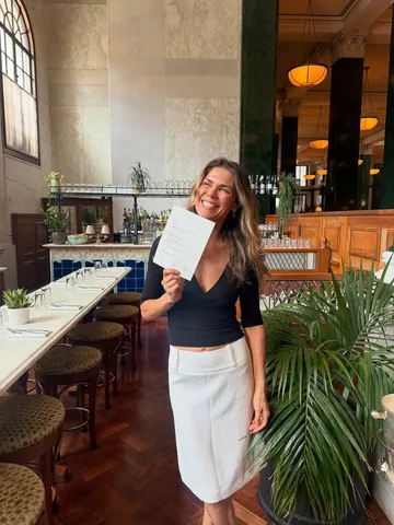 madeleine_shaw_ Instagram post about Restaurant menu launch