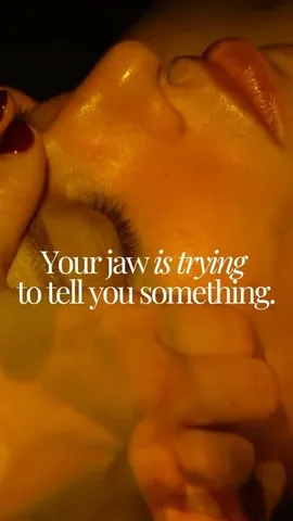 manifestationbabe Instagram post about Jaw tension relief