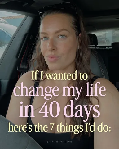 manifestationbabe Instagram post about Self image development