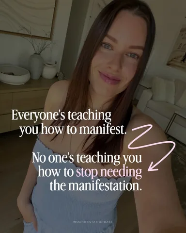 manifestationbabe Instagram post about Identity transformation