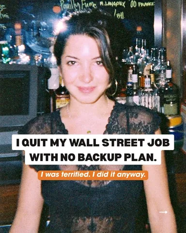 marieforleo Instagram post about Courageous decisions
