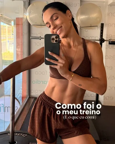 mari_nobrega_ Instagram post about Rotina fitness