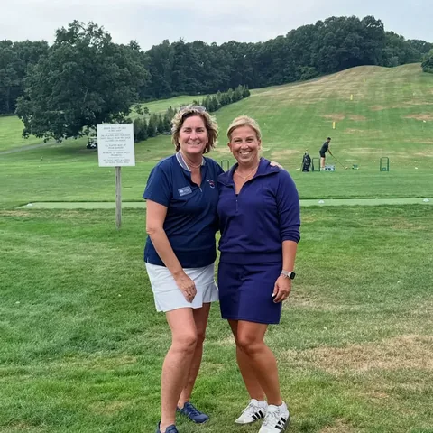 melissagilbo Instagram post about Golf networking event