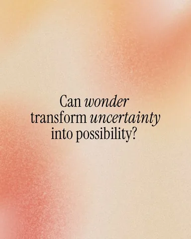 melyssa_griffin Instagram post about Uncertainty and wonder