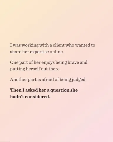 melyssa_griffin Instagram post about Working with fear