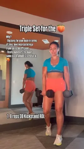 mytrainercarmen Instagram post about Glute workout