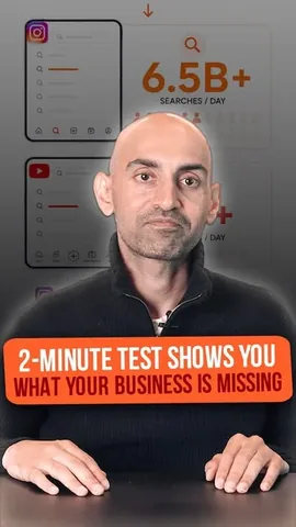 neilpatel Instagram post about Search visibility strategy