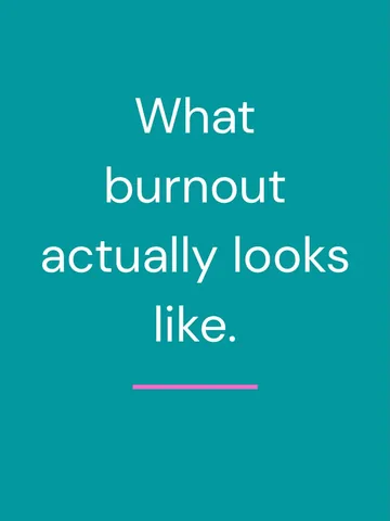 nutricore_health Instagram post about Burnout