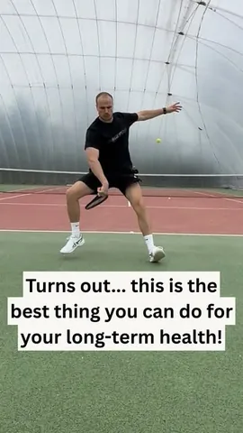 olliethompsonhealth Instagram post about Tennis and longevity