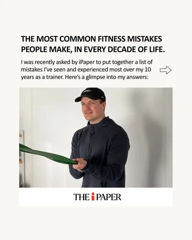 olliethompsonhealth Instagram post about Age adapted fitness principles