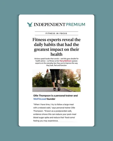 olliethompsonhealth Instagram post about Media feature