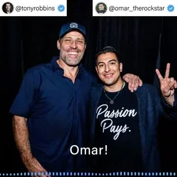 omar_therockstar Instagram post about Personal development