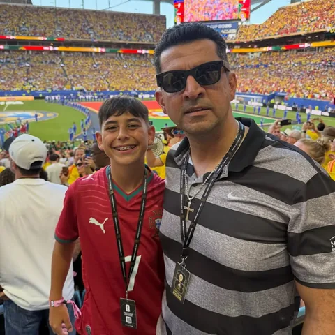 patrickbetdavid Instagram post about Portugal Colombia soccer match